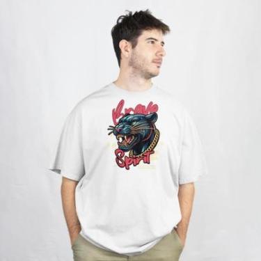 Imagem de Camiseta Masculina Casual Estampa Brave Estilosa Malha em Algodão do P ao G1-Masculino