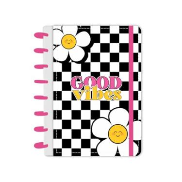 Imagem de Caderno de Discos Capa Dura A5 Preto Vibes com 80 folhas abyara graf (tipo caderno inteligente)