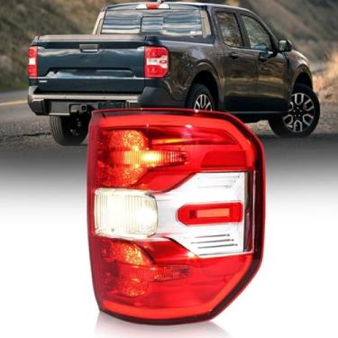 Imagem de CHELANGHU Conjunto de lâmpada traseira de LED com lâmpadas adequadas para Ford Maverick versão 2022 2023 2024 dos EUA, alta configuração, substituição para NZ6Z13404B (lado direito do passageiro)