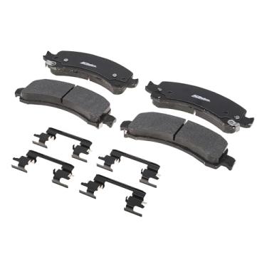 Imagem de ACDelco Conjunto de pastilhas de freio a disco traseiro semimetálicas Gold 17D974MHSV (frota)