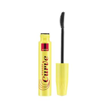 Imagem de Avon Wonder Curve Máscara para Cílios, Curvatura Máxima e Levantamento, Fórmula com Polímeros e Ceramidas, Aplicador Curvado WonderCurl, 10ml