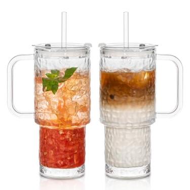 Imagem de SoulTimes copo de vidro com tampa e canudo