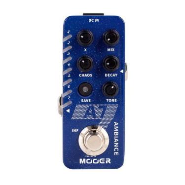Imagem de Pedal de guitarra MOOER A7 Reverb Ambiance com 7 efeitos e configuraçã