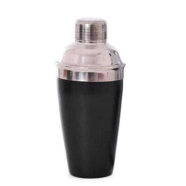 Imagem de Coqueteleira De Aço Inox Preto Fosco 500Ml