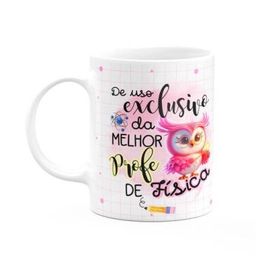 Imagem de Caneca - Uso exclusivo da melhor professora de física - JPS INFO