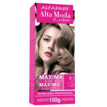 Imagem de Tonalizante 8.1 Louro Claro Acinzentado Alta Moda