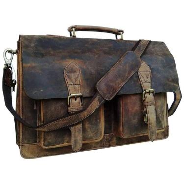 Imagem de Retro Bolsa, Pasta de Couro para Laptop, CUERO 8541570380, Marrom