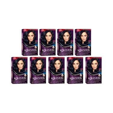 Imagem de Coloraçao Koleston 28 Preto Azulado - Kit C/9Un