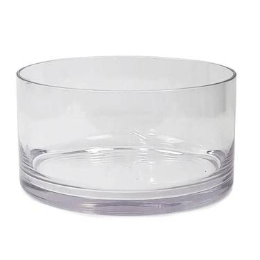 Imagem de Vaso Redondo Floreira Terrario Cilindro Em Vidro Suculentas,