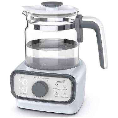 Imagem de Aquecedor de Água para Mamadeira s 1.3L com Controle de Temperatura, 110v, GROWNSY K113, Branco