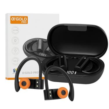 Imagem de Fone de Ouvido, Bluetooth 5.4, IPX5 à Prova D'Água, 15h de Bateria, Com Microfone Embutido. Design Esportivo e Ergonômico, Ideal Para Corridas, Atividades Físicas, Videogame, IPhone e Android.