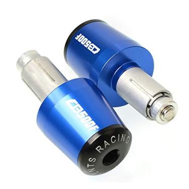 Imagem de Para Honda CB500F CB 500F CB500R CB500X 2013 2014 2015 2016 2017 2018 Acessórios de motocicleta Tampas de extremidade da barra de aderência do guidão Extremidades da barra (Cor: Azul)