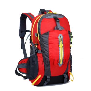 Imagem de Mochila Camping Outdoor Trekking 30L de nylon vermelho impermeável