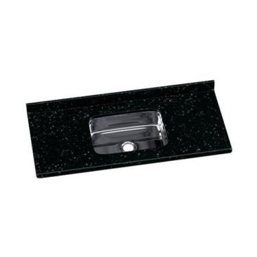 Imagem de Pia de Cozinha Roralit Mármore Sintético 120cm com Cuba em Inox 622 A.