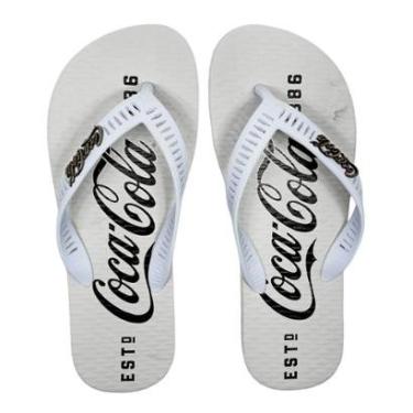 Imagem de Chinelo De Dedo Masculino Coca Cola Tiras Largas Leve Macio 3515-Masculino
