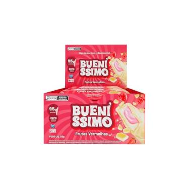 Imagem de Barra de Proteína Mais do que Bom é Bueníssimo Assada Zero Açucar Under Labz - Caixa com 12 Unidades - 9g de Proteína, ideal para Pré e Pós treino. (Frutas Vermelhas)