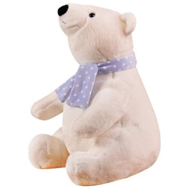 Imagem de Brinquedo de pelúcia, boneca de urso polar, urso branco de pelúcia - Y