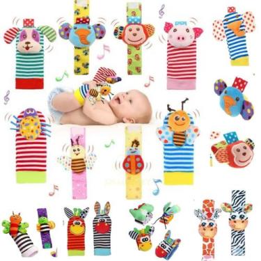 Imagem de Kit Sozzy Meias E Pulseiras Com Chocalhos (4 Peças)  - SMALL BABY MG