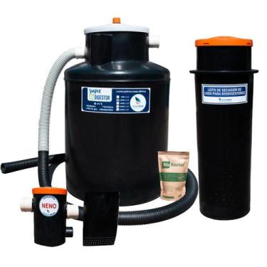 Imagem de Super Biodigestor 1000Ldia Leito e Cx de Gordura 20L - Sanear Brasil