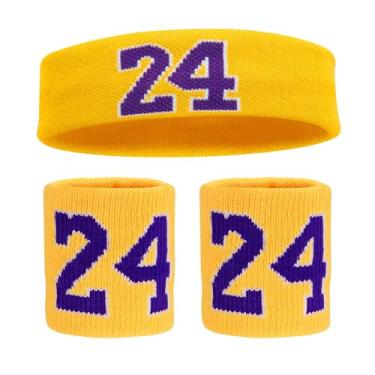 Imagem de Bandanas esportivas para homens e mulheres, faixa de cabeça com absorção de umidade, faixas de suor para toalha atlética elástica macia para basquete, tênis, malhar