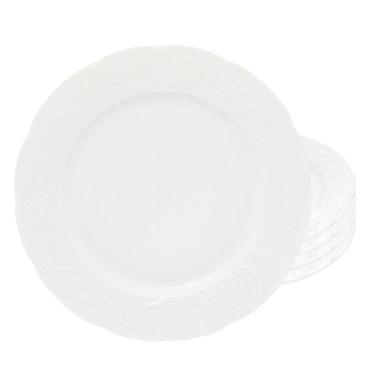 Imagem de Jogo De Pratos Fundo 4 Peças 22Cm Branco Limoges Vendange