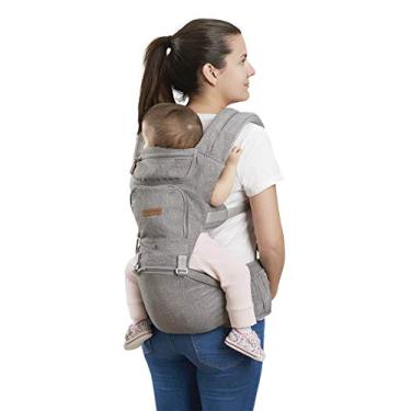 Imagem de Canguru Para Bebê Fisher Hipseat Até 15Kg Cinza - BB312, Ficher-, Cinza