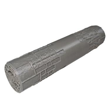 Imagem de RPG Terrain Texture Roller for DND 28mm Miniatures Unique Styles Stone Texture, Ultimate Board Game Accessory (Small Stone Brick + White)