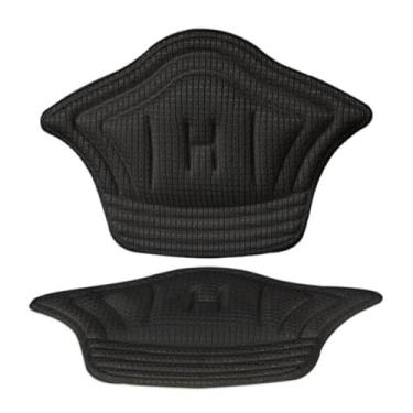 Imagem de 2 peças de protetores de salto de sapato, almofadas acolchoadas para sapatos, forros grossos pretos para homens e mulheres