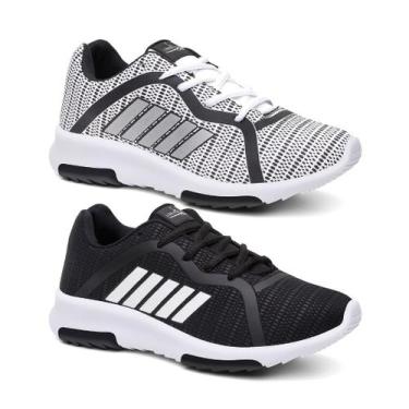 Imagem de Kit 2 Tênis Spt Masculino Esportivo Leve Macio Confortável Estiloso Tr