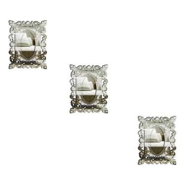 Imagem de Kit 3 Espelhos Decorativos Venezianos  Pegui 32X24 3896 - Creatus