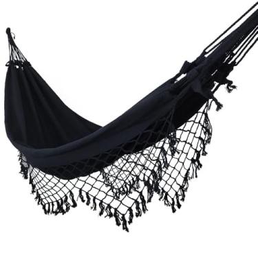 Imagem de Rede de Dormir Casal Costura Reforçada (Preto)