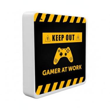 Imagem de Luminária Box Slim Game At Work, USB, LED 5W, 20x18x5 cm, Polietileno, Luz Difusa para Decoração