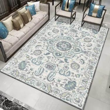 Imagem de HGTRH Tapete exterior tapete de pátio, tecido de veludo de cristal exterior tapete espesso resistente ao desgaste e lavável tapete de piquenique B 40 * 60 cm