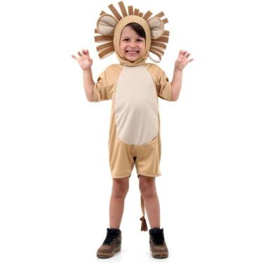 Imagem de Fantasia Leão Infantil Curto - Arca de Noé - Diversos, UNICA, P