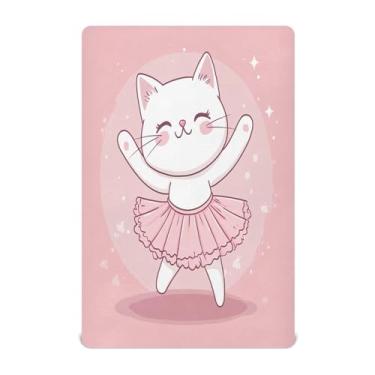 Imagem de STAYTOP Lençol de berço fofo para meninos e meninas, lençol com elástico para berço padrão e colchão infantil, de microfibra supermacia, 132 x 71 cm