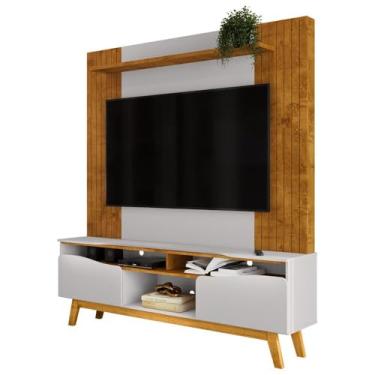 Imagem de Home Móveis Bechara Atalaia p/TV atÃ:copyright: 75 Polegadas (NATURALLE/OFF WHITE)