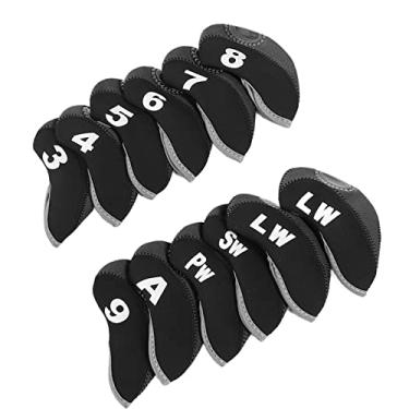 Imagem de aqxreight 12 Pcs Putter Head Covers Blade Golf Club Headcovers Jaqueta Protetora de Neoprene para Treinamento Uso Diário Branco para Aquele Clube de Putter Não Dar Tecido Macio é Cuidado Durável