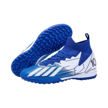 Imagem de Chuteiras De Futebol Unissex De Cano Alto FG TF Com Cravos, Sneakers E