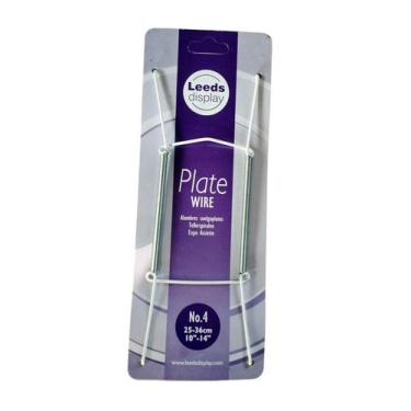 Imagem de Suporte De Parede Para Pratos Decorativos Em Ferro - Leeds Display