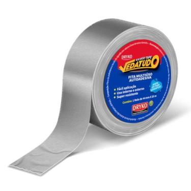 Imagem de Fita adesiva 44 mm x 25 m - Silver tape Dryko (Prata), Prata