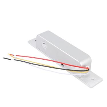 Imagem de Jiawu Fechadura Elétrica de Controle de Acesso 12V 24V Fechadura Elétrica de Alta Segurança Com Função de Atraso para Edifícios Comerciais, Trava de Energia de Alumínio Conveniente