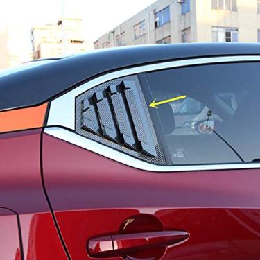 Imagem de Ziwen 2X Esporte Quarter Window Scoops Louvers para Nissan Sentra 2020 2021Ziwen 2020061201