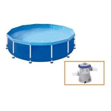 Imagem de Piscina Mor 5500 Litros Estrutural Armação com Bomba Filtro 110v
