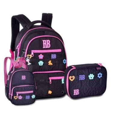 Imagem de Mochila Lancheira e Estojo Box Kit Rebecca Bonbon Completo-Feminino