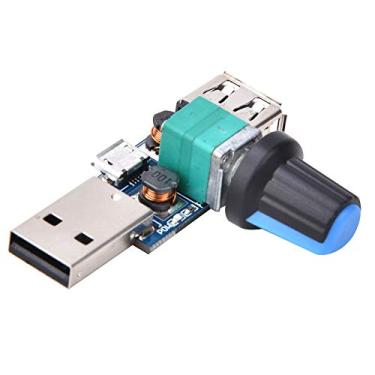 Imagem de Generic Módulo de Comutação do Regulador de Ventilador USB Controlador de Velocidade do Ventilador de 5W para Escritório Doméstico, Ampla Faixa de Tensão de Saída