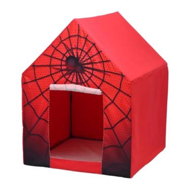 Imagem de Casinha Infantil Menino Vermelha Cabana Spider Barraca Tenda Aranha