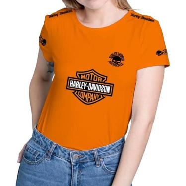 Imagem de Camiseta Camisa Blusa Masculina Feminina 100% Algodão Harley Davidson 