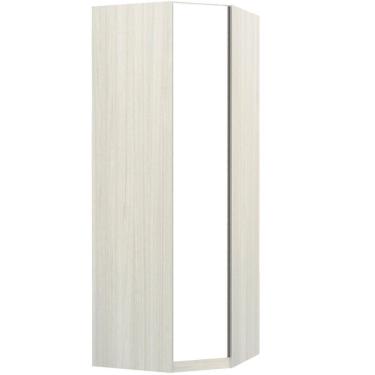 Imagem de Guarda-Roupa Modulado Canto Diagonal 1 Porta 1 Cabideiro 6 Prateleiras Prime Luciane Móveis