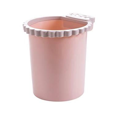 Imagem de pcagfaajmh Lixeira de plástico para escritório, banheiro, lixeira para quarto, mesa, escritórios, cozinhas