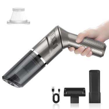 Imagem de MZGO Cordless Car Vacuum Cleaner,Portable Handheld Vacuum with 90° Adjustable Handle,120W / 12000Pa Rechargeable Mini Dust Buster for Cars,Carpets and Pet Hair